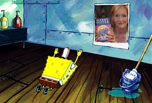 Even Spongebob Worships J.K. Rowling!