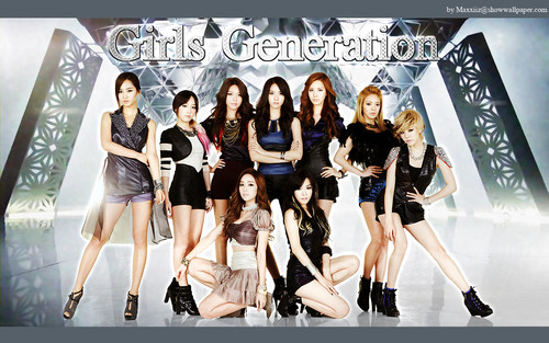  Girls Generation karatasi la kupamba ukuta