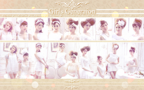  Girls Generation kertas dinding