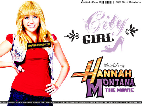  Hannah Montana the Movie Exclusive Promotional দেওয়ালপত্র দ্বারা DaVe!!!