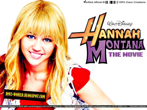  Hannah Montana the Movie Exclusive Promotional kertas-kertas dinding sejak DaVe!!!