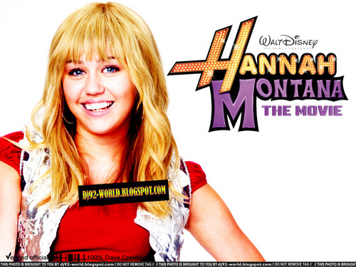  Hannah Montana the Movie Exclusive Promotional پیپر وال سے طرف کی DaVe!!!