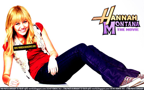  Hannah Montana the Movie Exclusive Promotional wallpaper oleh DaVe!!!
