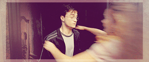 Harry and Hemione hugs