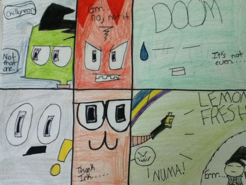 Invader Zim comic by Chillyneon