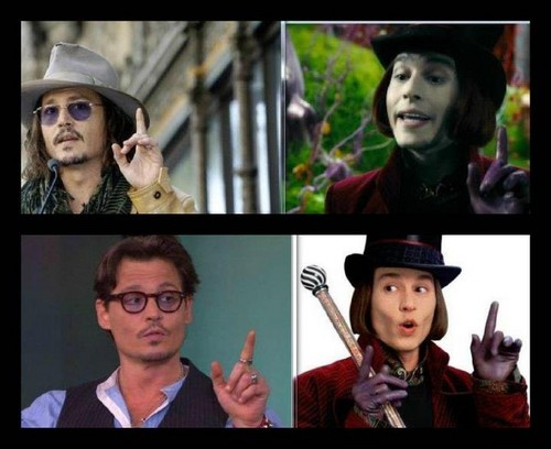  Johnny's similarity with his characters:)