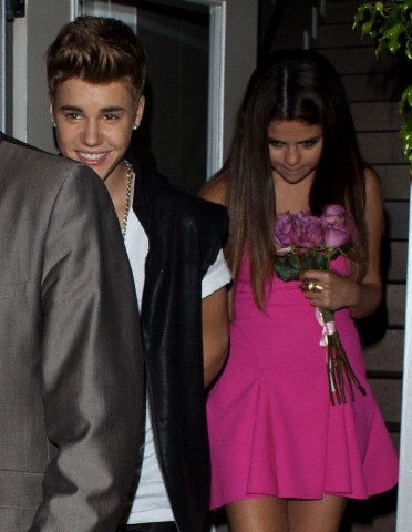  Justin Bieber and Selena Gomez out to dîner