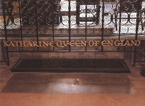  Katherine of Aragon's grave at Peterborough Cathedral