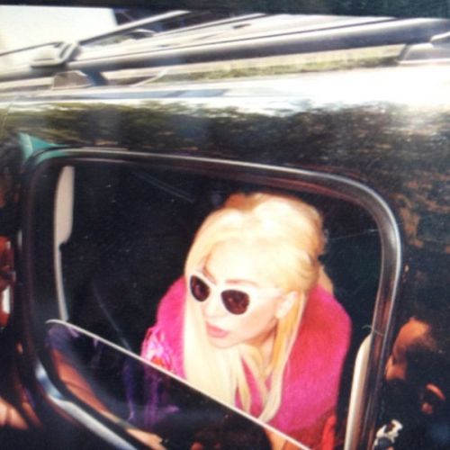  Lady GaGa leaves NYC
