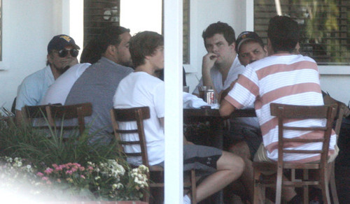  Leonardo DiCaprio Out For Lunch At Mauro's [July 17, 2012]