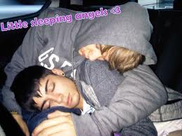 Liam and Zayn sleeping