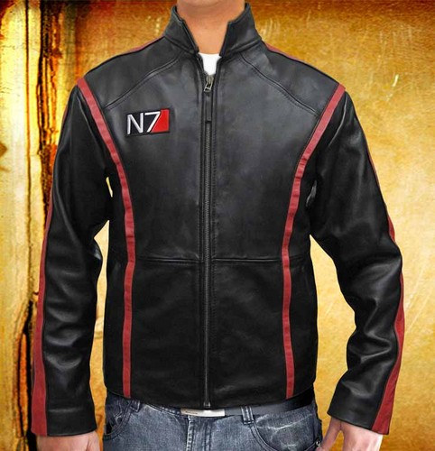  Mass Effect 3 N7 Leather dyaket