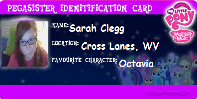  My pegasister ID card. :D