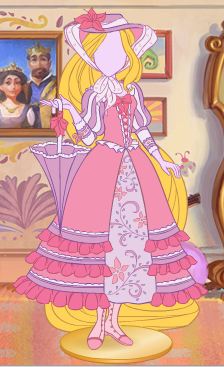  Rapunzel's dresses