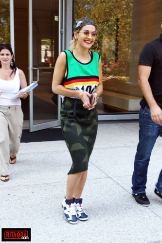  Rita Ora - Leaving a radio appearance in Atlanta - July 18, 2012