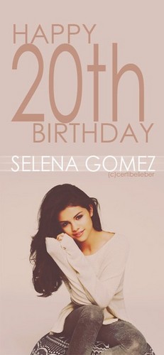  Selena Gomez 20th birthday