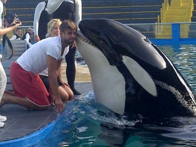  শাকিরা and Gerard visit the Miami Seaquarium [July 18, 2012]