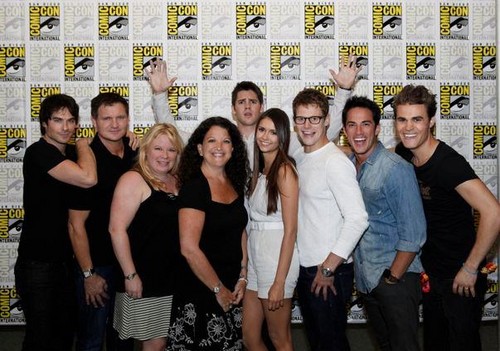  TVD cast at Comic Con 2012