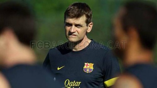  Tito's first training session