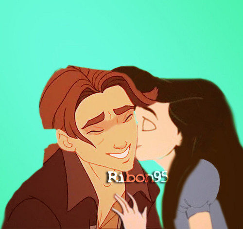  A kiss on the cheek {Jim/Melody}