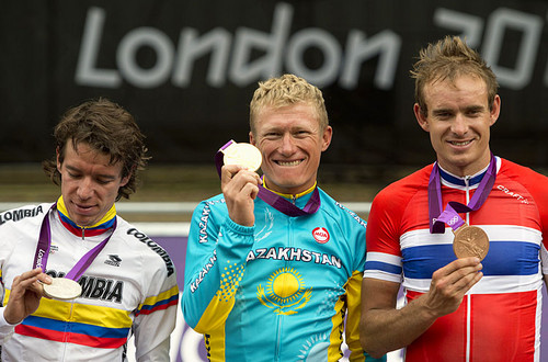 Alexandr Vinokourov winner of olympic cycling gold