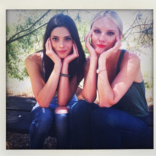  Ashley with Laura Brown during her "The Look" interview [Instagram photo]