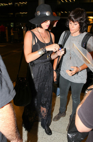  At An Airport In Miami [28 July 2012]