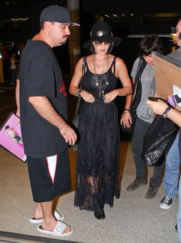  At An Airport In Miami [28 July 2012]