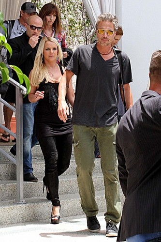  Britney Spears and Jason Trawick Head Out In Miami [July 24, 2012]