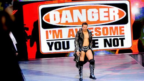  Christian vs The Miz (Bret Hart as ring announcer)