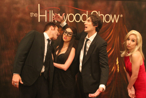 Damon, Caroline, Stefan and Katherine The HillyWood Show :)