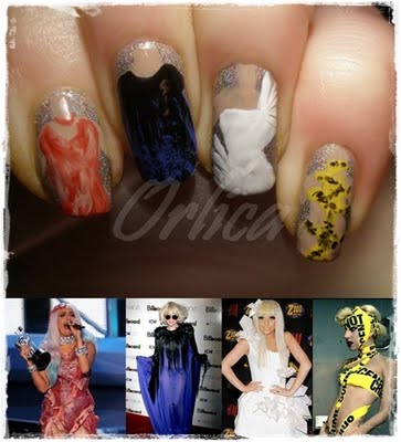  GaGa Outfits Nails