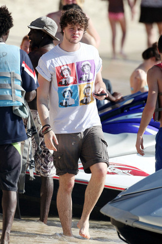 Jay McGuiness in Barbados