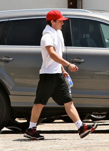  Josh leaving workout - July 30