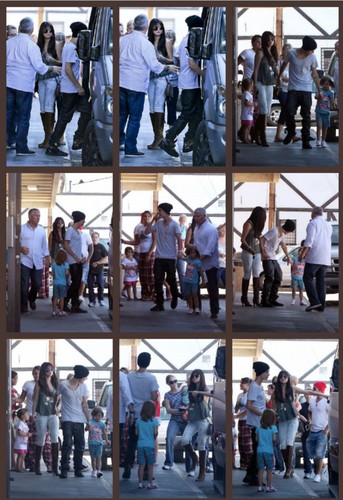  Justin Bieber and Selena Gomez’s family get together in LA , 2012