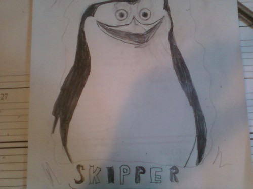  MY BEST DRAWING OF SKIPPER EVER!