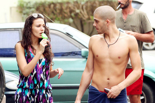  Max George and Michelle Keegan in Barbados