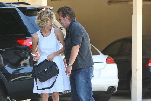  Meg Ryan and John Mellencamp Out in Hollywood [July 26, 2012]