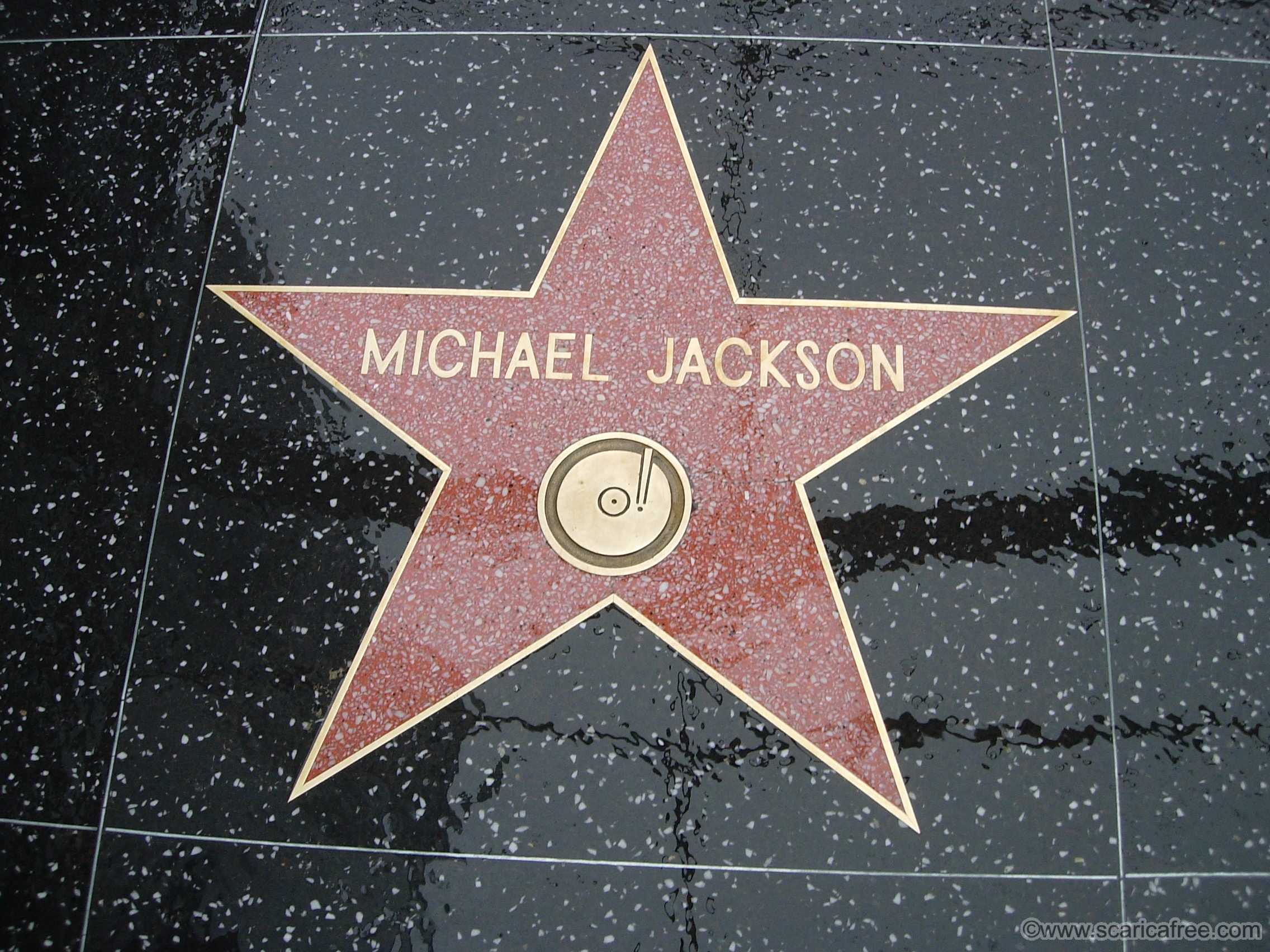 Michael's Star On The Hollywood Walk Of Fame