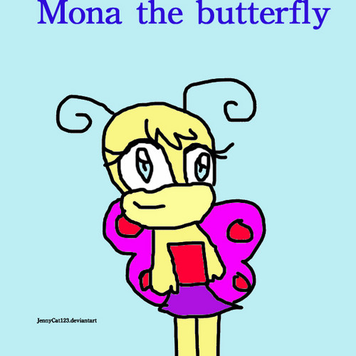  Mona the butterfly, kipepeo
