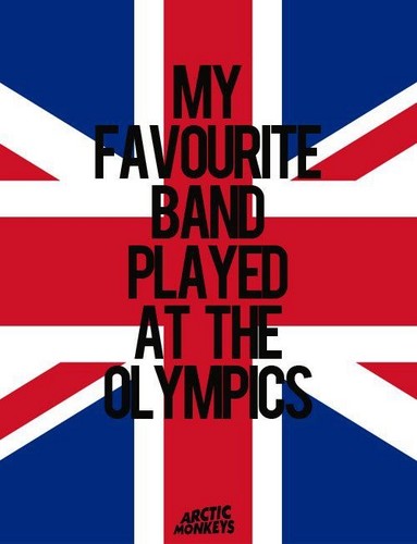  My favoriete band played at the Olympics