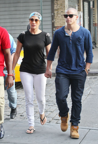 Out For Dinner At Pastis In New York City [22 July 2012]