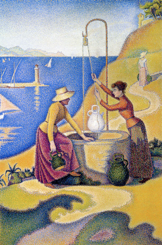  Paul Signac. Women at the Well, 1892
