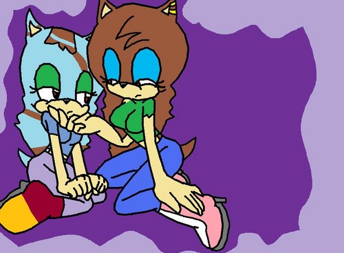  Penny the hedgehog and Victoria the hedgehog you have be nice to your little brother