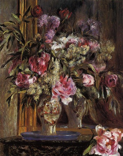  Pierre Auguste Renoir. Vase of Flowers, 1871