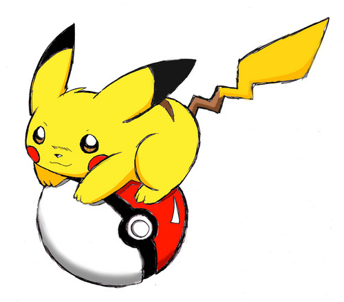  pikachu with pokeball