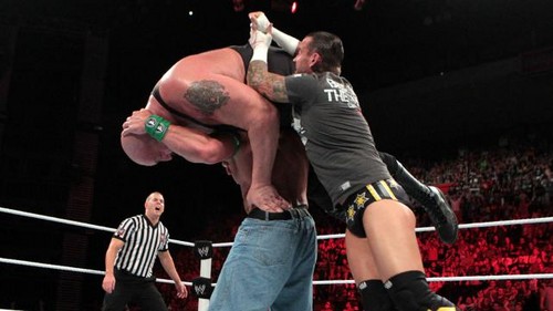  Punk observes Cena vs onyesha