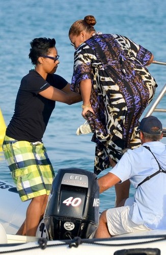 Queen Latifa Strikes a Pose [July 24, 2012]