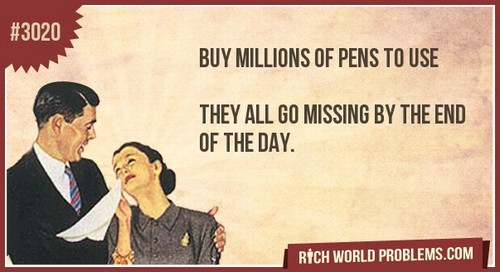  Rich world problems