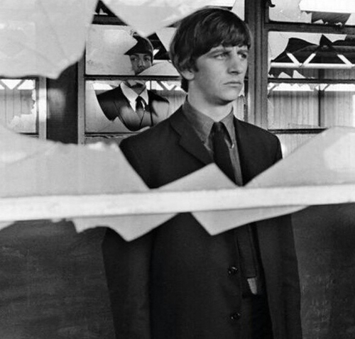  Ringo (behind him is Paul)